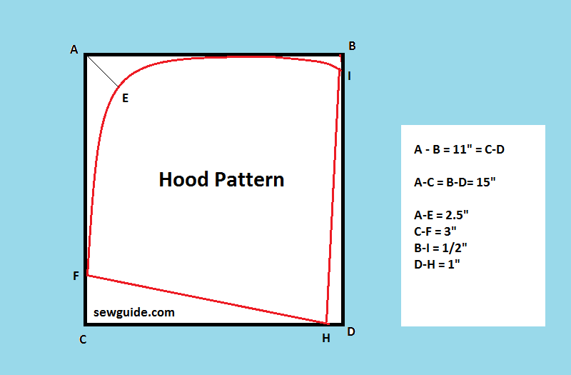 Make An Easy Hood DIY Pattern Sewing Tutorial Sew Guide