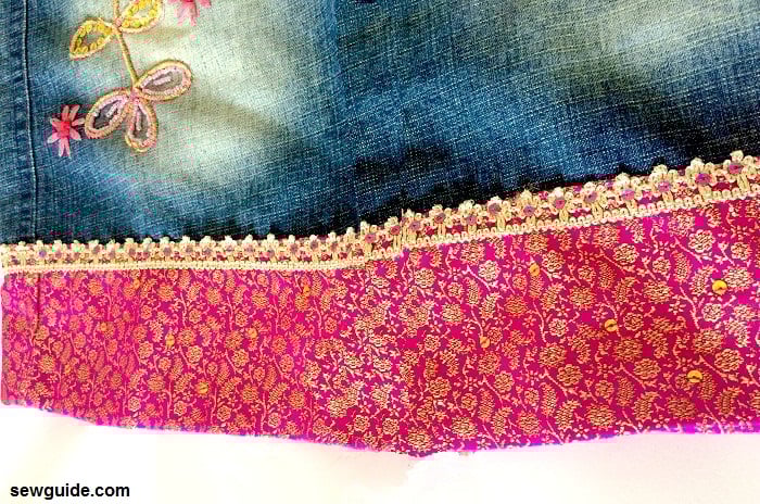 extending the length of a skirt