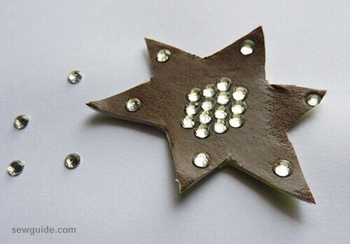leather brooch diy tutorials