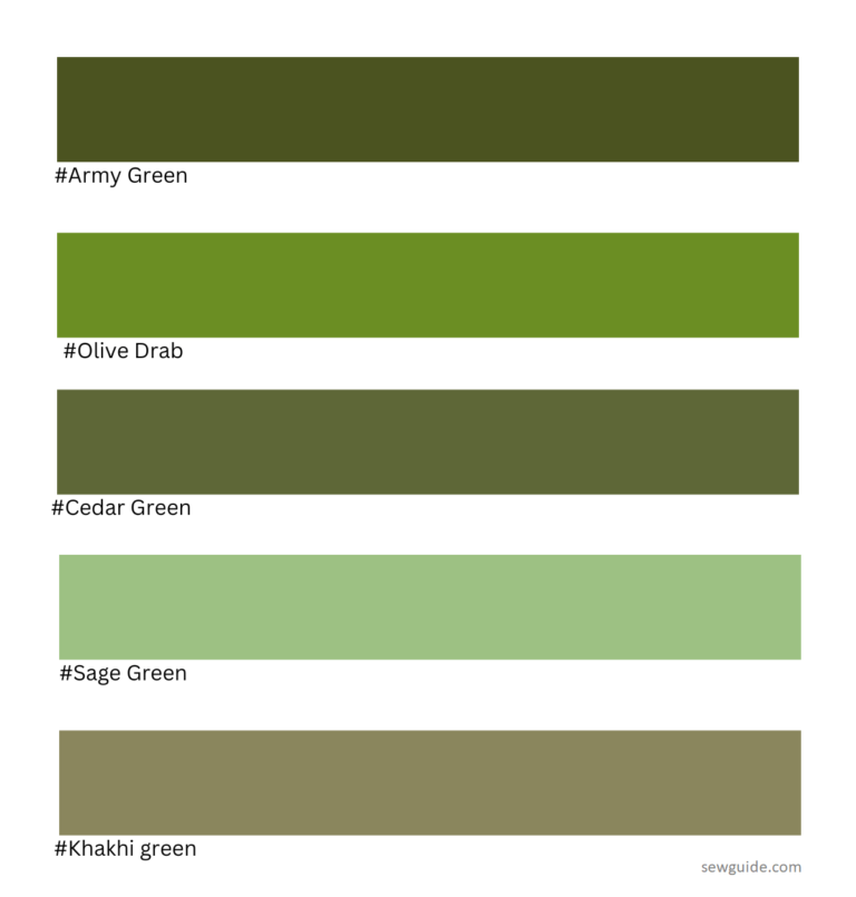 Olive Green Color Clothes What To Wear With Them. SewGuide