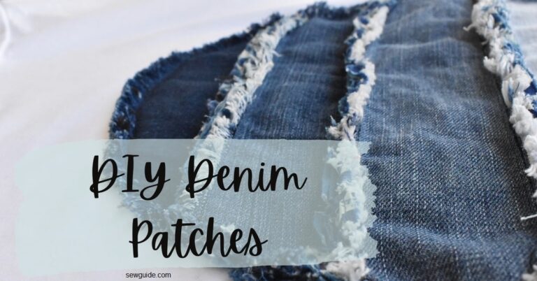 How To Patch Jeans : Make DIY Patches & Sew Them