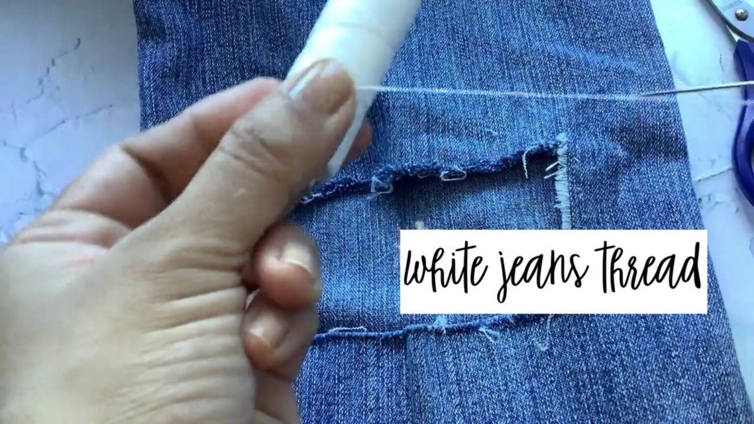 How To Fix Holes In Jeans : 10 Ways To Repair Ripped & Torn Jeans ...