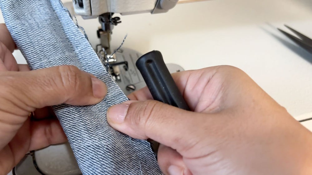 stitch edge together