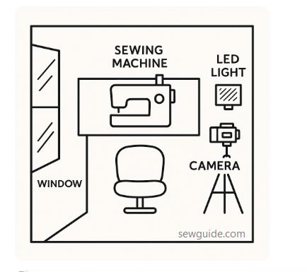 sewing room layout