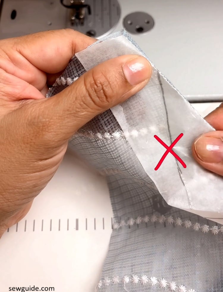 do not fold like this