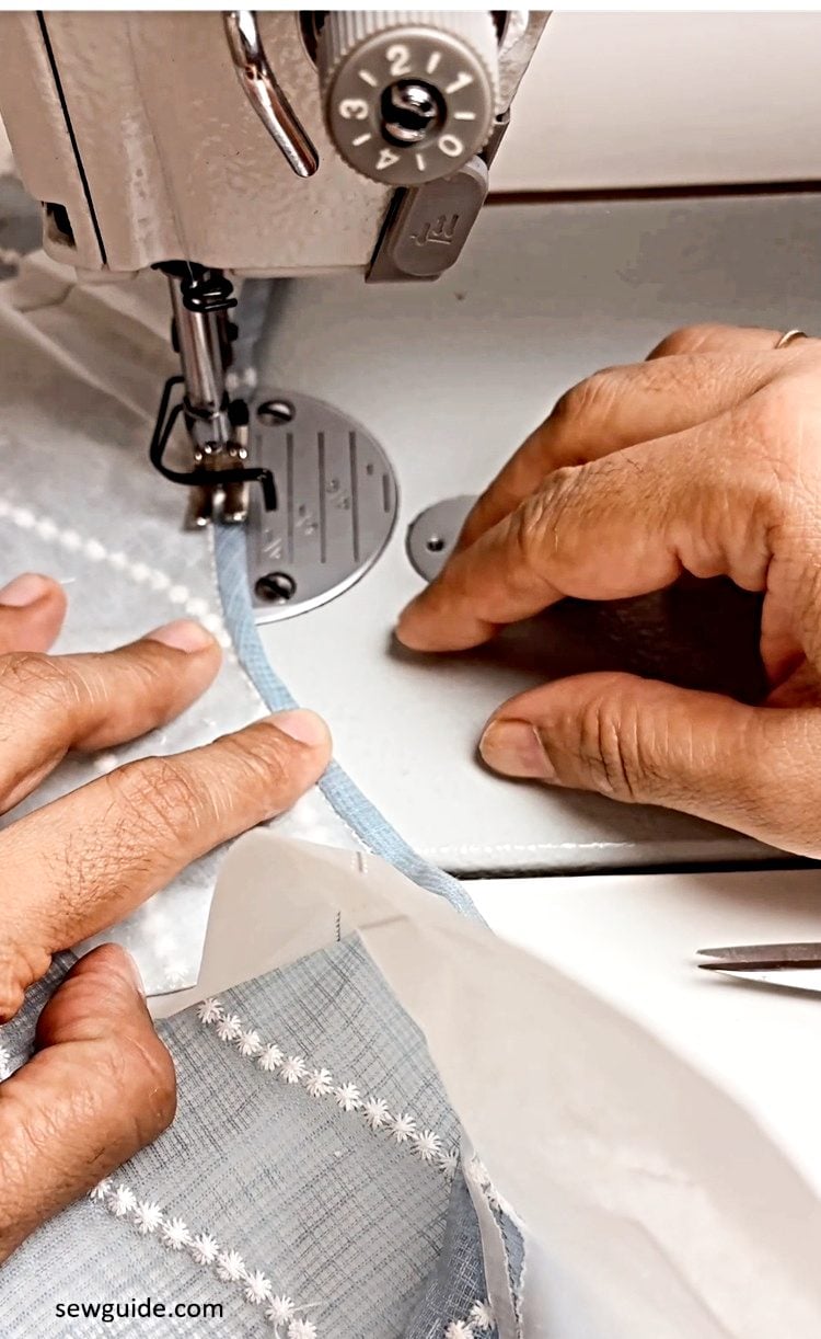 sew the edge