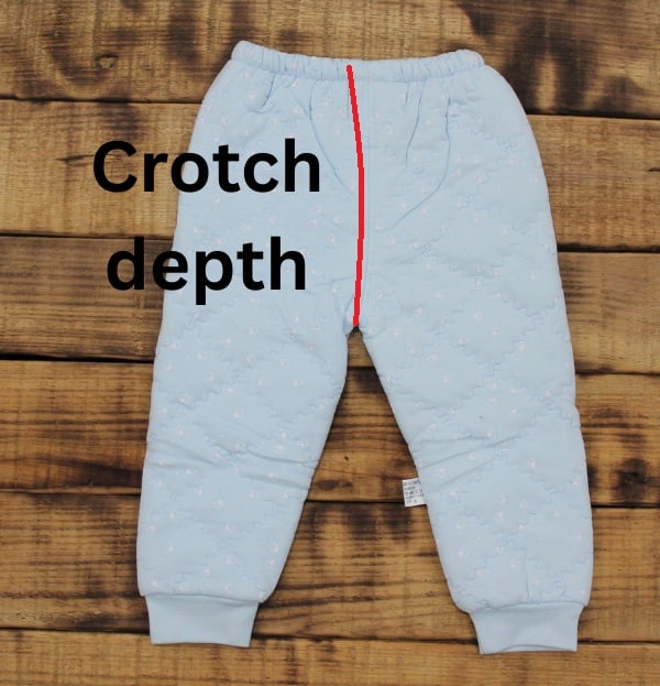 crotch depth