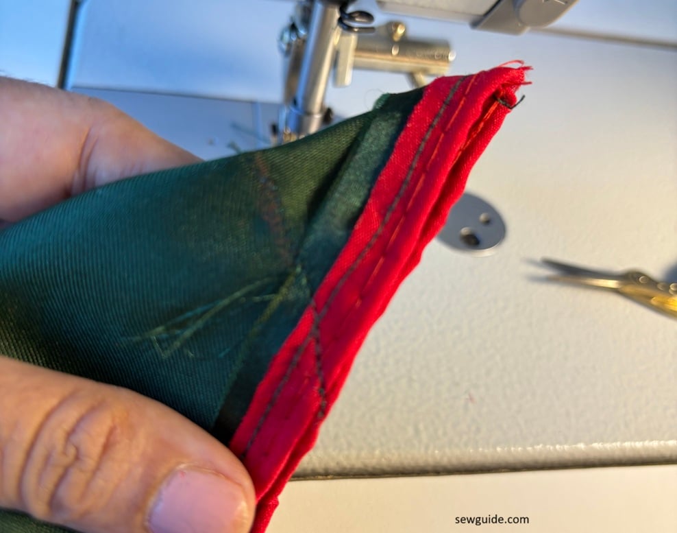 sew along the marking