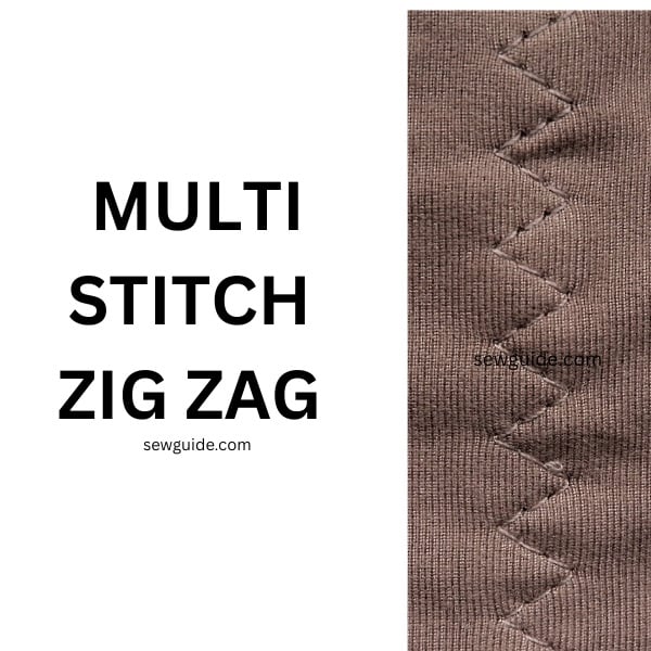zig zag machine stitch
