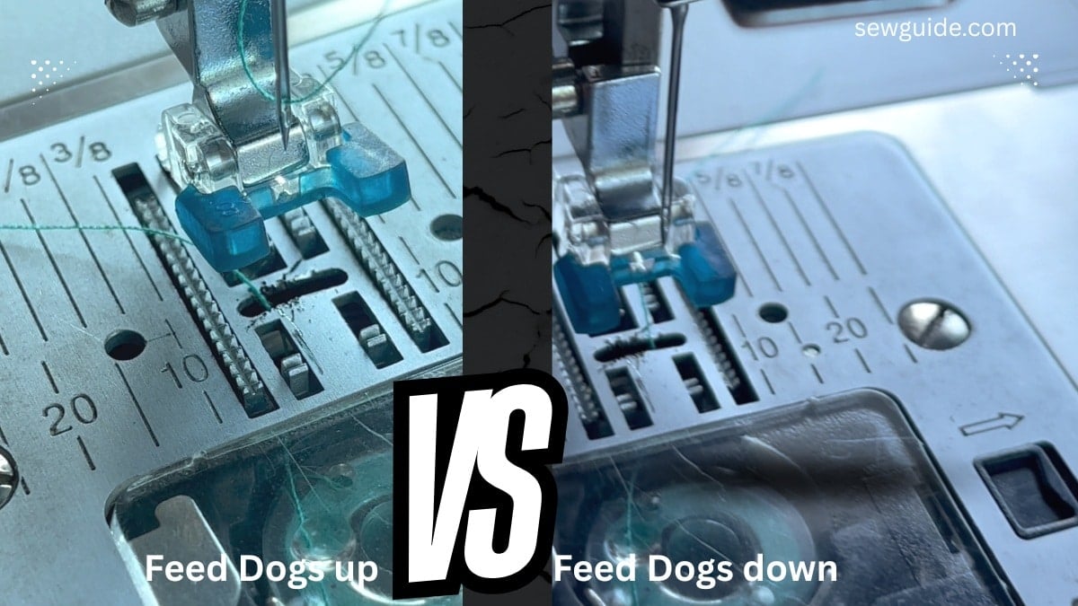 feed dogs up and down