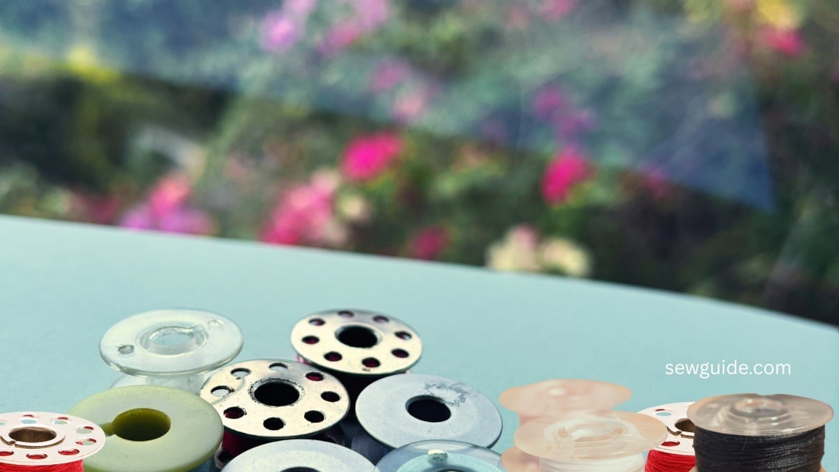 lots of bobbins for sewing machines - plastic and metal