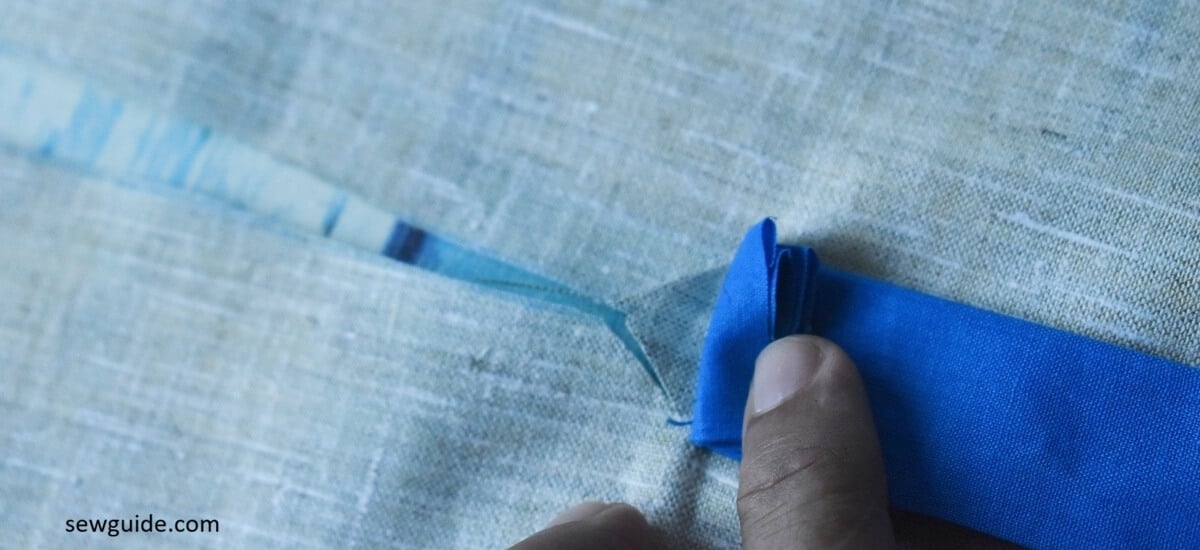 slit is made at the bottom
