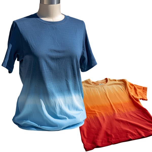 dip dyeing tshirts
