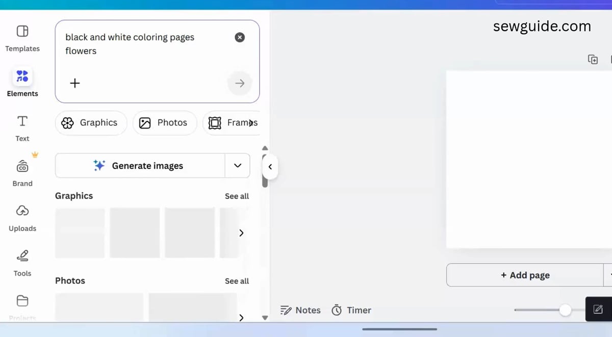 prompt to create pictures on canva