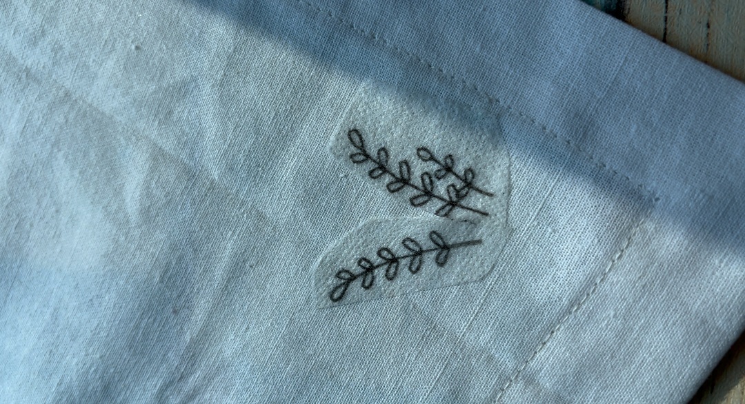 Using Water-Soluble Stabilizer for Hand Embroidery