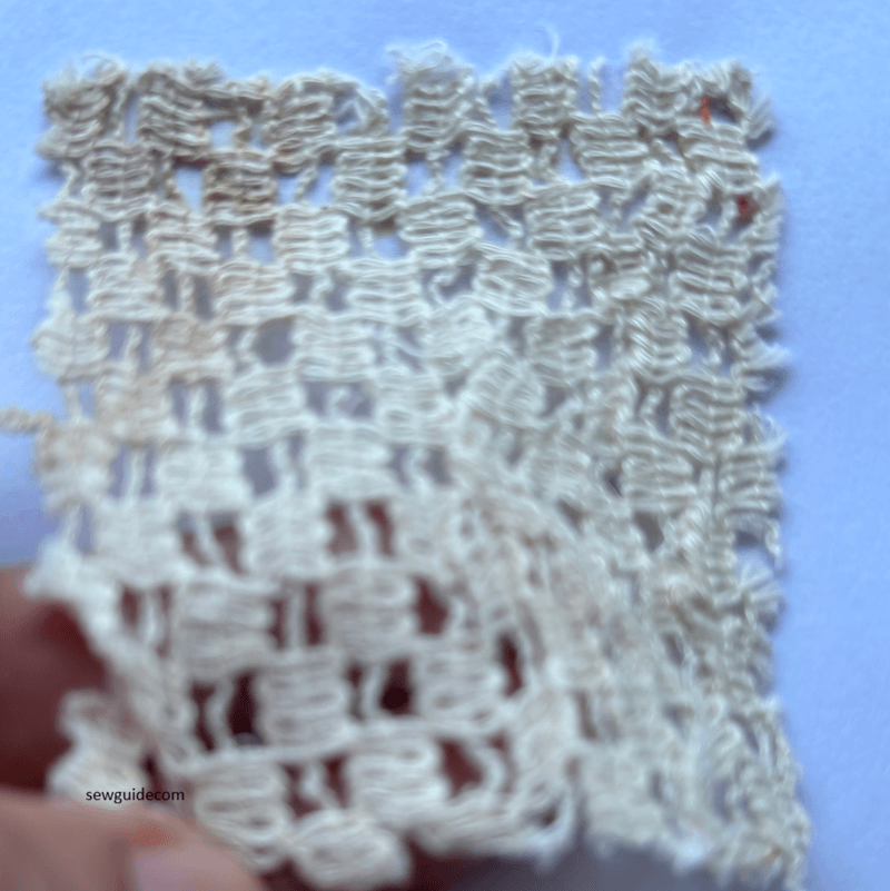 Crochet Knit Fabric