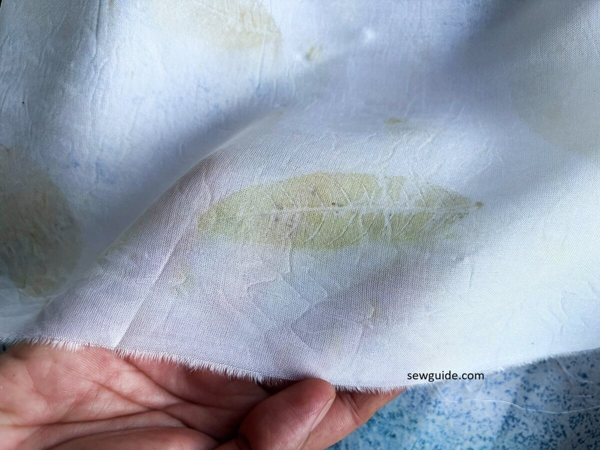 mango leaf eco printing