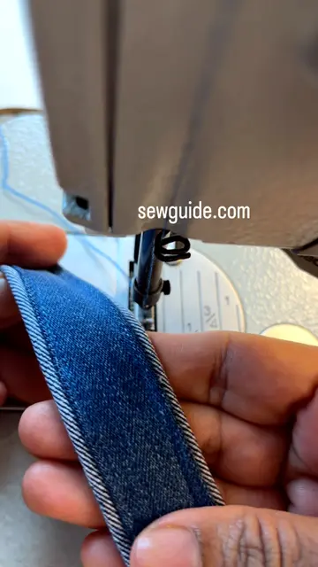 Denim fabric strap thumbnail