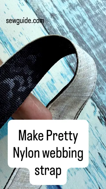 Fabric strap with nylon webbing thumbnail