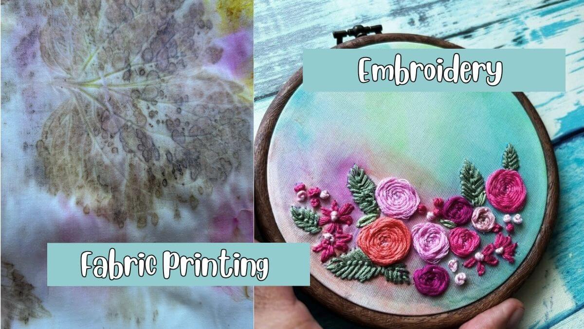 Fabric and sewing